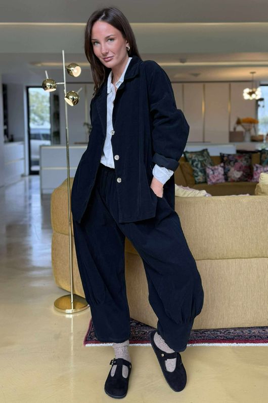 Cooper Needlecord Blazer Black  /14 =